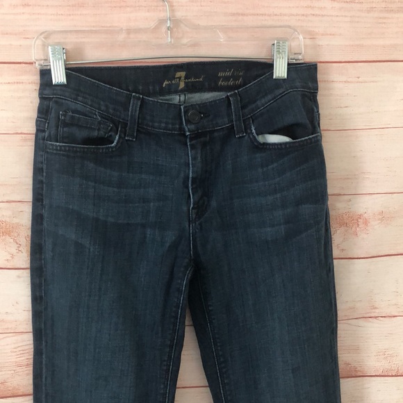 7 For All Mankind Mid Rise Bootcut Jean 29 - Picture 3 of 13
